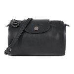 Longchamp Le Pliage Xtra Reguleeritav Eemaldatav &Otilde;larihm T&otilde;mblukuga Sulgemine Nahast Crossbody Kott Naiste crossbody kott Must 10255987001 Basic Set (Bag+Dust Bag)