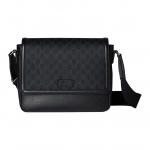 Gucci logo reguleeritava &otilde;larihmaga nahast crossbody kott keskmine meeste kotid must 795459-FADJK-1000 Basic Set (Bag+Dust Bag)