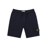 Stone Island Eemaldatav Logopatch Pingutusn&ouml;&ouml;riga Keskmise K&otilde;rgusega Liibuvad Spordikadsiivsed L&uuml;hikesed P&uuml;ksid Meeste l&uuml;hikesed p&uuml;ksid Tumesinine 741564651-V0020 S