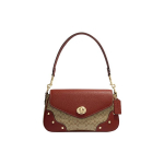 Coach Millie 27 Klassikaline Monogramm P&ouml;&ouml;rdlukuga K&auml;epidemed Signatuurkattega L&otilde;uend Peene Klibukujulise Nahaga T&otilde;mblukuga K&auml;e- v&otilde;i &Otilde;lakott Suur CE639-IMS4L Gift Box Set (Basic Set+Yellow Box)