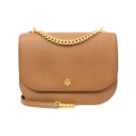 Tory Burch TB Emerson Metallist Kahekordse T-logoga Eemaldatava Metallketiga &Otilde;lakott Naiste &Otilde;lakott Pruun 136092-909 Basic Set (Bag+Dust Bag)