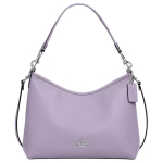 Coach Laurel 31 Logoga Nahast T&otilde;mblukuga K&auml;ekott Risti Kanda Suur Naiste kotid H&otilde;bedane Helelilla CR148-SVLL Basic Set (Bag+Dust Bag)