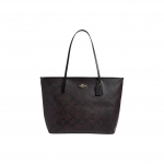Coach City 36 Kuldne Logo Br&auml;nditr&uuml;kiga Maksimaalne Signatuur L&otilde;uendist Kandekott Naiste kandekott P&auml;hklipuu CCD66-IMXAQ Basic Set (Bag+Dust Bag)
