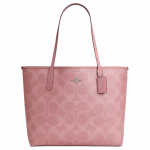 Coach City 33 Double C Monogrammiga T&otilde;mblukuga K&auml;ekott Naiste T&otilde;mblukuga K&auml;ekotid Roosa CAL49-SVDP Basic Set (Bag+Dust Bag)
