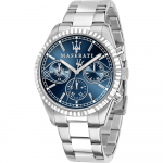 Maserati Competizione Sinine Metallik H&otilde;bedane Meeste Kvartsikell R8853100013 sinine