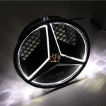 C200 E200 Mercedes Benzi jaoks MERCEDES BENZ-i jaoks Esiosa Logo Valgustusega Embleem Iluv&otilde;re Valgustus LED Iluv&otilde;re M&auml;rk W166 W176 W204 W207 W212 W218 B Style valge