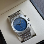 Royal Oak P-Tree 316L roostevabast terasest automaatne meeste kvartsikell suure lihtsa sihverplaadiga