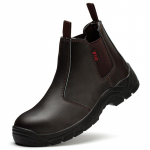 meeste moes terasest varbakaitsega t&ouml;&ouml;ohutussaapad pehmest nahast t&ouml;&ouml;mehe kingad t&ouml;&ouml;riistade turvalisus chelsea pahkluusaapad kaitsejalatsid 240