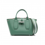 Longchamp Le Roseau &Uuml;hev&auml;rviline &Otilde;mblusdetail Vasikanahast &Otilde;la-Crossbody K&auml;ekott V&auml;ikesed Naiste k&auml;ekotid Salvei 10095HCND90 Basic Set (Bag+Dust Bag)