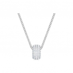 Swarovski Kivi &Uuml;mmargune Roodiumiga Kaetud Kaelakee Naiste kaelakee Valge 5368042 Box (Random Color)