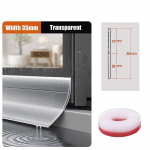 Window waterproof baffle rainproof backflow sealing strip balcony sill water guide bar house leakage maintenance adhesive strip 200CM
