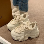 Naiste Paks platvormiga tossud Naiste S&uuml;gismoe Hingavad V&otilde;rk Spordikaduaalsed Tossud Naiste Paks P&otilde;hja Vulkaniseeritud Jalan&otilde;ud 35