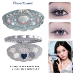 Flower Knows Shell's Jewel Collection 6-v&auml;rviline meigipalett 03 Deep Sea yale sinine v&auml;rv