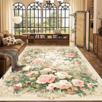 Euroopa Luksuslik Suur Vaip Libisemisvastane Pestav Vaip Elutuppa Magamistuppa Salongi Kodu Kaunistus P&otilde;himatt 60*90cm beige