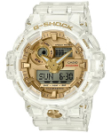 Casio meeste vaik 200M veekindel analoog l&ouml;&ouml;gikindel kvartsikell GA-735E-7A valge