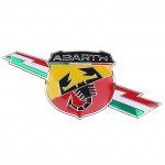 Autode stiil 3D metallist Itaalia kleebis Skorpion Liimuv Abarth m&auml;rk Kleebis Embleem Fiat Viaggio Abarth Punto 124 125 500 jaoks A