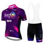 Maillot BH Coloma Team 2025 Jalgrattas&auml;rgi Komplekt Meeste L&uuml;hikeste Varrukatega Punased R&otilde;ivad Maanteejalgratta S&auml;rgid &Uuml;likond Jalgratta P&uuml;ksid P&uuml;ksid MTB Riided M black