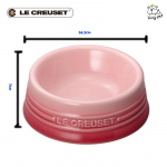 LeCreuset jahe v&auml;rv Cerc emailitud lemmikloomakauss s-idele ja koertele Universaalne lame kauss Lemmikloomatoidu tarvikud Koer aeglase s&ouml;&ouml;mise ... S-small roosa