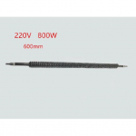 800W 220V ribiline k&uuml;tteelement 600mm, sirge ribiline torukujuline k&uuml;tteelement