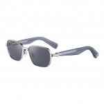 Cartier t&auml;israamiga disain atsetaatmetall ruudukujulised p&auml;ikeseprillid Meeste p&auml;ikeseprillid Sinised ESW00727 55,Blue