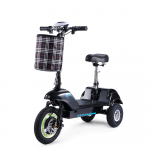 TwoFish TF-03 Liikuvuslik Elektriroller 48V13AH Aku 250W Mootor 30KM S&otilde;iduulatus 120KG Kandev&otilde;ime 10-tollised Rehvid V&auml;litingimustes S&otilde;itmiseks E-t&otilde;ukeratas Unisex'ile sinine