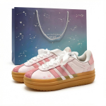 Adidas VL Court Bold Piimakommid Kassik&auml;pp Libisemiskindlad Kulumiskindlad Madalad Treeningskorvpallijalatsid Naiste Roosa IH3083(Team2480--) 37⅓