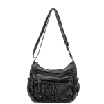 Vintage teksast crossbody kott mitme taskuga naiste &otilde;lakott