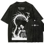 Anime Seitse Surmapattu Meliodas Prindiga Pesitud T-s&auml;rk Meestele Manga Vintage T-s&auml;rgid K&otilde;rgeklassiline Luksuslik pehme k&otilde;rge kvaliteediga Unisex T-s&auml;rk S black