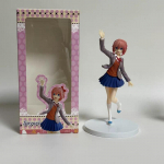 Doki Doki Literature Club Sayori Anime Kuju Staatiline Seisev PVC Mudel Karbis Laua Kaunistus Kogutav Kingitus Sobib Anime F&auml;nnidele