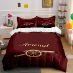 Arsenal logo, kahuri embleem. Voodipesukomplektid Tekikotikomplektid Tekikotid Padjap&uuml;&uuml;rid  (1 * Tekikott 2 * Padjap&uuml;&uuml;ri (tekk ei kuulu komplekti)) 135x200cm black