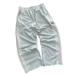 ROADVIBE Streetwear Dressip&uuml;ksid Y2K P&uuml;ksid Harajuku Hip Hop Gooti Retro Triibulised L&otilde;dvad Vabaaja P&uuml;ksid Mehed Naised Elastne V&ouml;&ouml;koht Jooksup&uuml;ksid M white