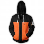 Naruto Shippuden Kapuutsiga Lukuga Jakk Taskutega Naruto Anime Kost&uuml;&uuml;m Meestele Lastele Poistele 3XL