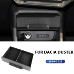 Auto keskaminekuhoidja Dacia Duster 3 2024 2025 2026 jaoks Keskjuhtimiskonteiner Auto Dacia Duster 3 2025 Tarvikud must
