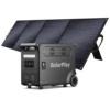 Solarplay Q3600 3600W 3840Wh Kaasaskantav J&otilde;ujaam 200W P&auml;ikesepaneeliga Kiirlaadimine LiFePO4 3600W 3840WH US must