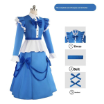 Poppy Playtime Cosplay Kleit Pol&uuml;esterkangast Halloweeni Peo Kost&uuml;&uuml;mi jaoks XXL white