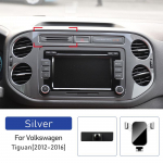 Autos&otilde;iduki mobiiltelefoni hoidik Volkswagen VW Tiguan 2012 2013 2014 2015 2016 P&ouml;&ouml;ratav GPS-i spetsiaalne kinnitus-toetav kronstein h&otilde;be