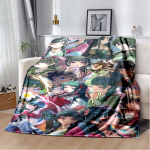 Apothecary Diaries Maomao Jinshi Kirsipuu Flanellist Tekk Pehme Pl&uuml;&uuml;sist Tekk Diivani Voodi jaoks Anime T&uuml;drukud Kodu Dekoor Kingitus 80cm x 120cm gray