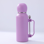 1,3L roostevabast terasest Yerba Mate termospudel eemaldatava tassikorgi ja bombilla k&otilde;rrega L&otilde;una-Ameerika mate joomiseks 1.3L pink