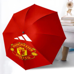 1 tk Tugev 8-luuline Automaatne Vihmavari, Manchester United Manchester City Vihmavari, Digitaalselt Tr&uuml;kitud, Kokkupandav Vihmavari Reisimiseks ja V&auml;litingimusteks