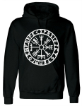 Vegvisir Kompass Viiking Kelt Must Kapuutsiga Norra Thor Odin Tribaalne T&auml;toveering- XXXXL black