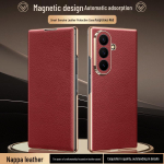 Ehtsast nahast magnetiline klapp&uuml;mbris kaetud servadega Samsung Z-Fold 8 Ultra jaoks Samsung Galaxy Z Fold8 Ultra