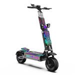 APEFOX T90 ULTRA Kahemootoriline Elektriroller, 72V 40Ah Aku, 13 Maastikurehvid must