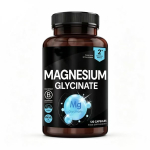 Puhas magneesiumgl&uuml;tsinaat 120 kapslit | Maos&otilde;bralik k&otilde;rge biosaadavusega valem | GMO-vaba ja veganis&otilde;bralik toidulisand 1 PACK