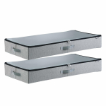 VEVOR voodialune hoiukast l&auml;bipaistva kaanega, 850 x 430 x 120 mm, 45L suur voodialune riiete hoiukast 85 x 43 x 12 cm