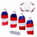 4 tk Low Noise Mute Propeller American Flag Props Blade ZEROTECH Dobby jaoks