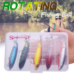 Peibutis 3D Eyes Minnow kalap&uuml;&uuml;gi lant Kalakaalu p&ouml;&ouml;rleva saba raske simulatsioon 5pcs