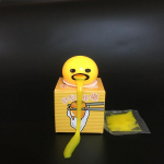 1 tk pigistatud naljakas abreaktsiooniga survet vabastav muna okse munakollane naljam&auml;nguasjad kingitused kollane