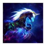 T&auml;is&uuml;mmargune puur 5D DIY Teemanttikandid Must &Uuml;kssarvik Teemantmaal Ristpistes Rhinestone 30x30CM