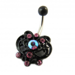 Les Tr&eacute;sors De Lily [E3653] - Body Piercing 'Elfique' Rose Heleroosa