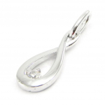 Altesse [G6956] - Pendentif Argent 'C&acirc;lin' Blanc h&otilde;be